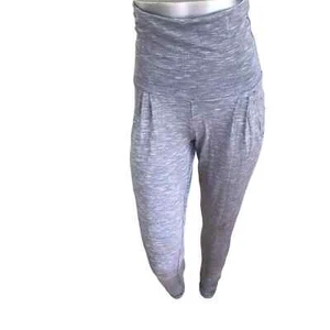 Nike Dri Fit High Waisted Gray Jogger Pants With Pockets Women's Size Small - Picture 1 of 8