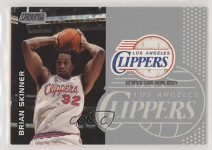 2000-01 Topps Stadium Club Game-Worn Jersey Brian Skinner #SC-LC7