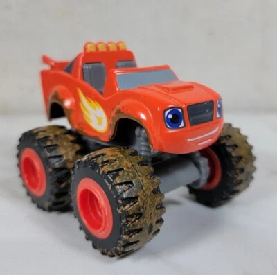 Blaze and the Monster Machines 2014 Die Cast Mud Tires Racing Vehicle Truck - Image 1 of 4
