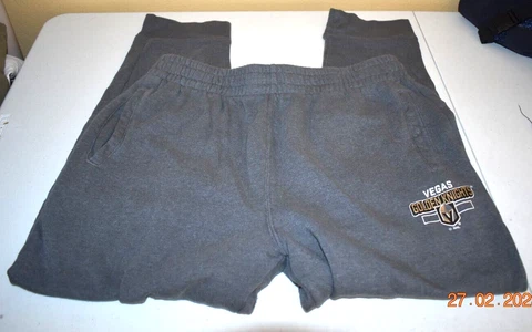 Mens Las Vegas Golden Knights NHL Fleece Grey Sweatpants Pants Sz. XXL Cover