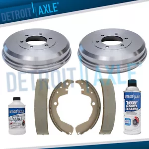 Rear Drums Ceramic Brake Shoes Kit for 2003 - 2008 Pontiac Vibe Toyota Matrix - Picture 1 of 7