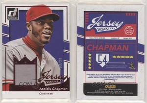 2016 Panini Donruss Jersey Kings Red /99 Aroldis Chapman #JK-AC