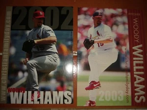 Woody Williams St. Louis Cardinals Baseballkarten Christian Family Day 2002 2003 - Bild 1 von 5