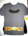 Dc Comics Men's Size Large 42/44 Batman Shirt & Removable Cape 2 Piece Nwt