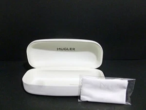  MUGLER (WEISS) SONNENBRILLE AUTHENTISCHES MUSCHELSCHALENETUI MIT POLIERTUCH HIGH-END 8282 - Bild 1 von 6