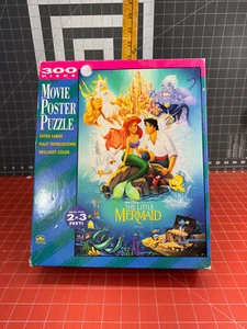 Vtg Disney The Little Mermaid Banned Movie Poster Puzzle 300 Pieces 2' x 3' - Picture 1 of 9