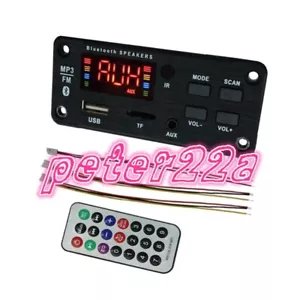 1PCS Bluetooth 5.0 audio MP3 decoder board Audio module FM radio DC7-18V #YT - Picture 1 of 2