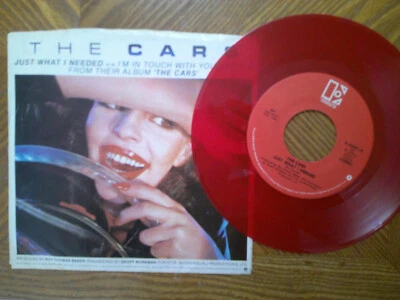 ELEKTRA RED VINYL 45 w/SLV/the CARS/ just what i needed/i'm in touch with your W - Image 1 of 4