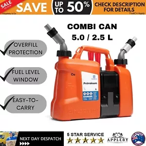 Husqvarna Combi Fuel Can Chainsaw Petrol Jerry Overfill Protection Level Window - Picture 1 of 12