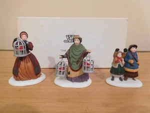 Dept 56 Dickens Village - The Bird Seller - Set of 3 - #56.58033 Free Shipping - Picture 1 of 1