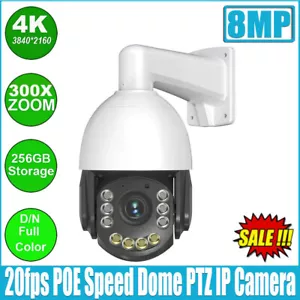 Hikvision kompatible 4K 8MP 20fps 300X Zoom POE Speed Dome P2P PTZ IP Kamera - Bild 1 von 5
