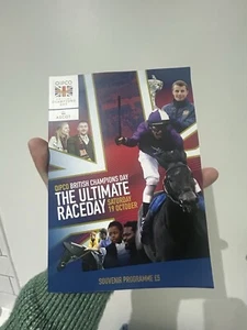 Qipco British Champions Day. ASCOT. 19/10/24. MINT race card +1 bonus card. - Picture 1 of 2