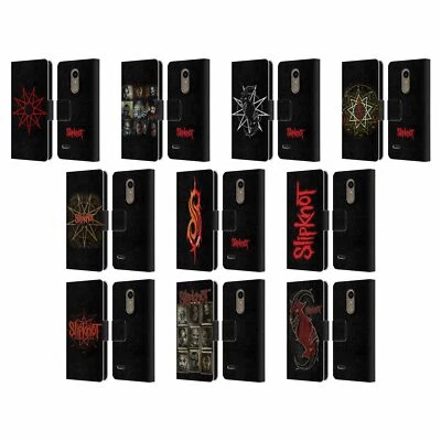OFFICIAL SLIPKNOT KEY ART LEATHER BOOK WALLET CASE FOR LG PHONES 1 - Image 1 of 4