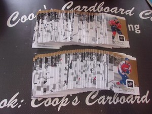 2013-14 Fleer Showcase Hockey Complete 100 Card Set