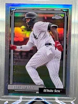 2021 MLB Topps Chrome Refractor Eloy Jimenez Chicago White Sox #TC92-15 - Image 1 of 2