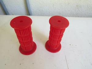 MANILLAR ROJO HUNT WILD JR MINI EMPUÑADURAS GOFRE BMX NOS CARRERA MANILLAR DE COLECCIÓN EE. UU. - Imagen 1 de 2