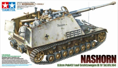 TAMIYA 35335 Nashorn Heavy Tank Destroyer 1:35 Military Model Kit - Image 1 of 4