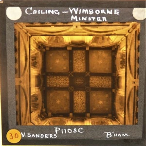 LATERNENRUTSCHE "DECKE, WIMBORNE MINSTER" - Bild 1 von 1