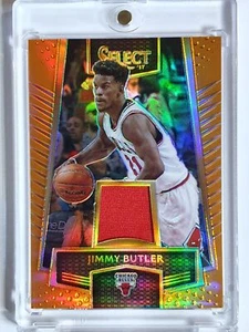2016 Panini Select Jimmy Butler #PATCH ORANGE /60 Prizm Game Worn Jersey - Rare - Picture 1 of 4