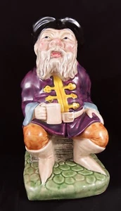 Jarra vintage Melba Ware Tale plato chino caballero Toby - Imagen 1 de 4