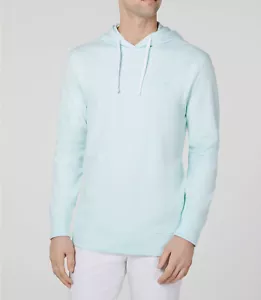 NEU HERREN DKNY DONNA KARAN NEW YORK STRETCH MEERGRÜN HOODIE XXL - Bild 1 von 2