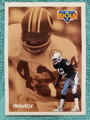 1991 PINNACLE RONNIE LOTT CHARLEY TAYLOR #381 LOS ANGELES RAIDERS THE IDOLS  - Image 1 of 4