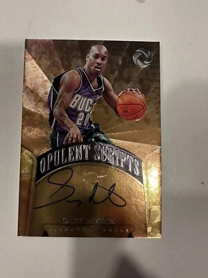 2017-18 Panini Opulence Opulent Scripts Silver Gary Payton /25 auto #OS-GPT - Image 1 of 4