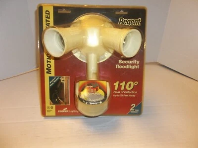 NIP Regent Motion Activated Security Floodlight MS20WC Cooper Lighting - Image 1 of 2
