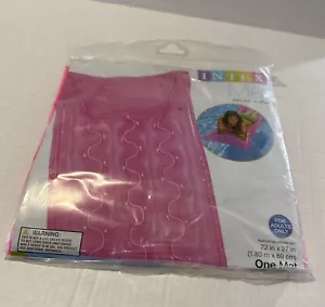 INTEX Adult Pool Mat 27" x 72" Pink Relax-A-Mat New Summer Float - Picture 1 of 2