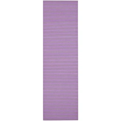 SAFAVIEH Dhurries DHU313C Handwoven Lavender Rug - Image 1 of 4