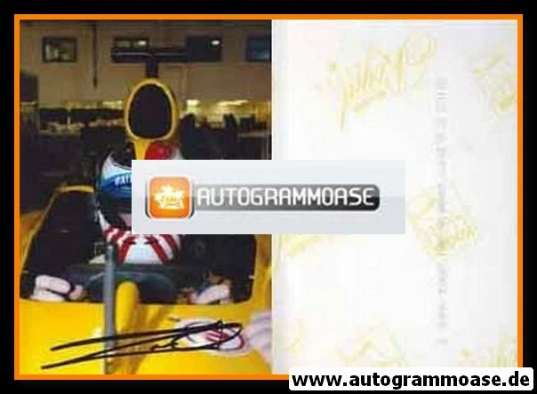 Autogramm Formel 1 | Bas LEINDERS | 2004 Foto (Cockpit Jordan mit Helm) - Bild 1 von 1
