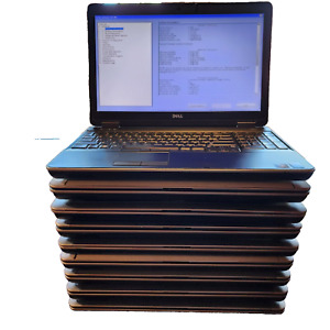 Lot of 10) Dell Latitude E6540 Core i7-4800MQ & i7-4600M 8GB RAM 15.6" Laptop
