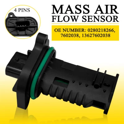 Mass Air Flow Meter MAF Sensor For BMW F20 F22 F30 F33 F10 F06 0280218266 4-Pin - Image 1 of 4