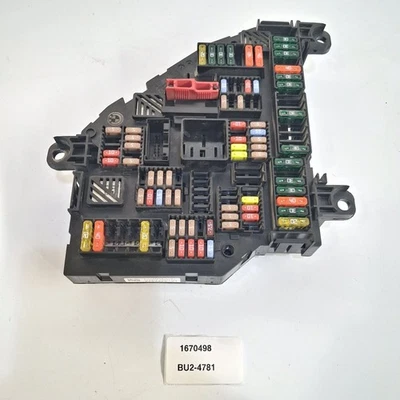 2013 BMW X3 Rear Power Distribution Fuse Box Module 1670498 - Image 1 of 4