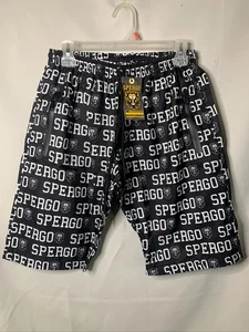 NWT Men's Spergo Size M - Black Swim Trunks Shorts w/ Lions - 28" x 11" - Picture 1 of 6