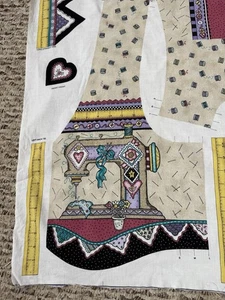 Vintage Daisy Kingdom Vest Sewing Pattern Fabric Panel "Sew Cozy" - Picture 1 of 5