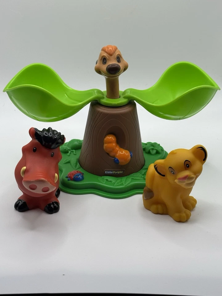 Fisher Price Little People Disney Lion King Simba Timon Pumba Toy - Image 1 of 4