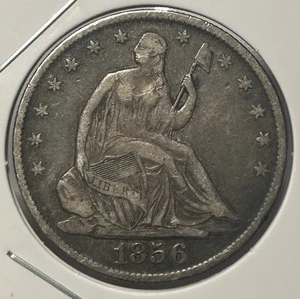 1856-O Seated Liberty Half Dollar Coin  - Picture 1 of 4