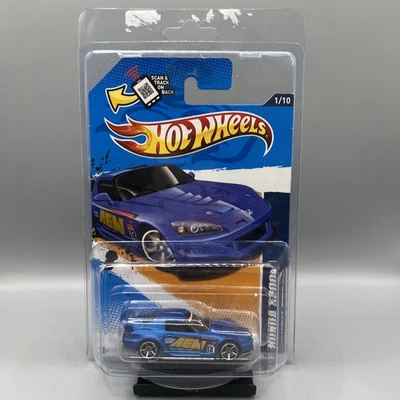 Hot Wheels Honda S2000 2012 pancarta de parabrisas azul con caja protectora envío Foto 1 de 4