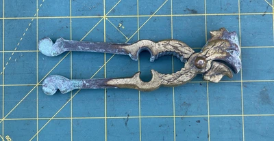 Vintage Brass Nutcracker Rooster Bird Chicken Fabulous Patina - Image 1 of 4