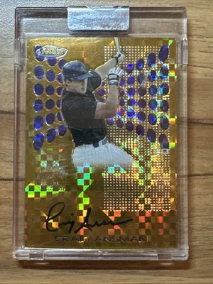 Craig Ansman 2003 Topps Finest Gold Xfractor Rookie Auto #d /139 Diamondbacks - Image 1 of 2