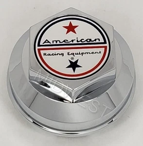 1 New 898005 Chrome American Racing Snap In Wheel Rim Center Cap 898005A F204-25 - Picture 1 of 6