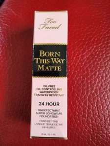 Too Faced Born This Way Matte Super Longwear Foundation Shade Hazelnut - Picture 1 of 5