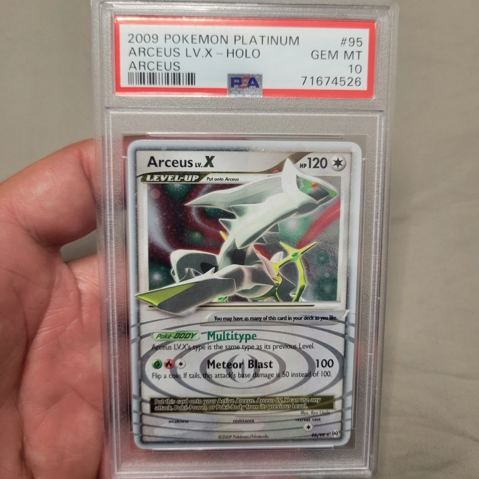 Pokemon 2009 Arceus Lv X Holo Pop 22 #95 Platinum Psa 10 - Image 1 of 2