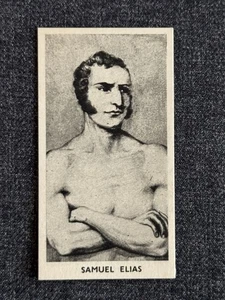 1938 KNOCK-OUT RAZOR FAMOUS BOXING FAMOUS FIGHTERS CARD #5 SAMUEL ELIAS NM - Picture 1 of 2