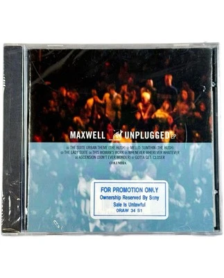 Maxwell: Maxwell MTV Unplugged Rare New Sealed Promo EP Audio CD 1997 Sony - Image 1 of 3