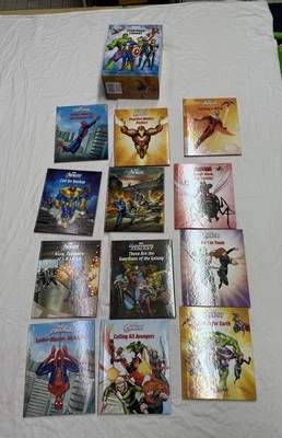 Marvel Storybook Library Factory Sealed Box Set 12 books Marvel Super - Image 1 of 4