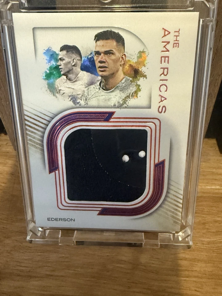 Ederson 2024 Futera Incredible The Americas Game used Boot Patch!!! 05/05 #AM09 - Image 1 of 2