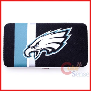 NFL Philadelphia Eagles Hinge Wallet - Flat Jersey Wallet - Picture 1 of 3