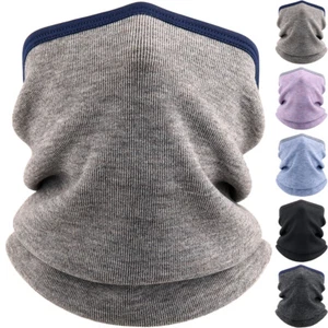 Winter Fleece Neck Gaiter Warmer Windproof Ski Face Mask Cover for Cold Weather - Picture 1 of 22
